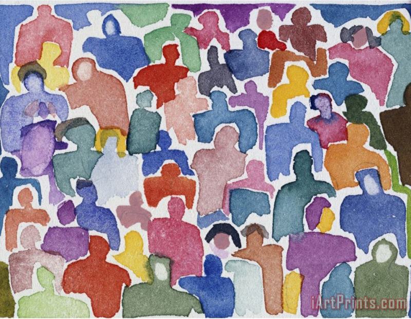 Diana Ong Crowd No 2 Art Painting