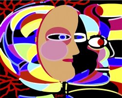 Diana Ong Demonic Mask