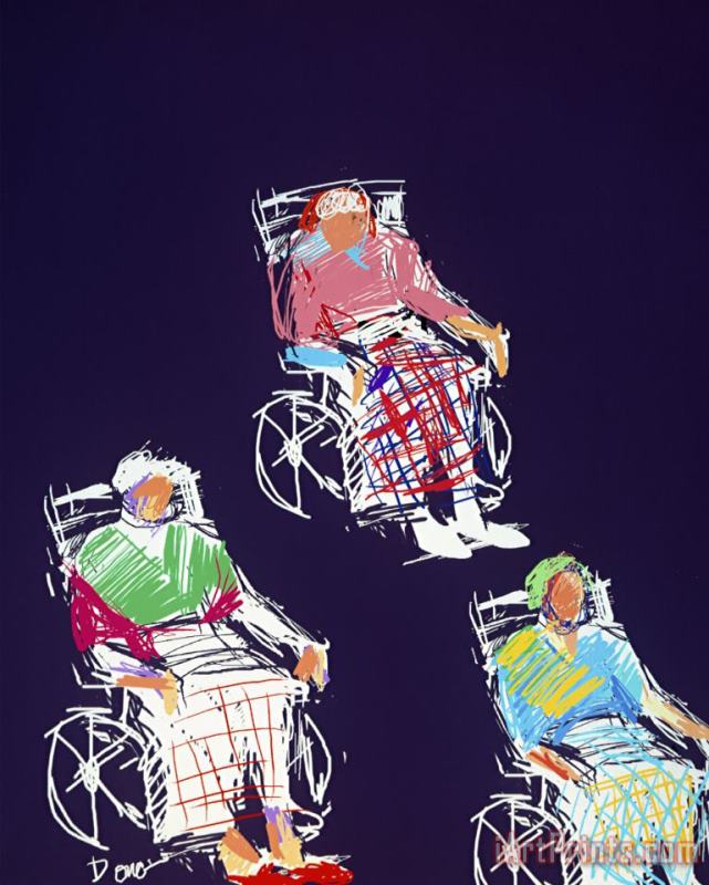 Disabled painting - Diana Ong Disabled Art Print