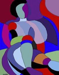 Diana Ong Woman in Shadow