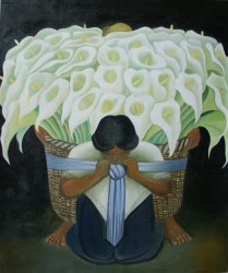 Diego Rivera Flower Seller 2