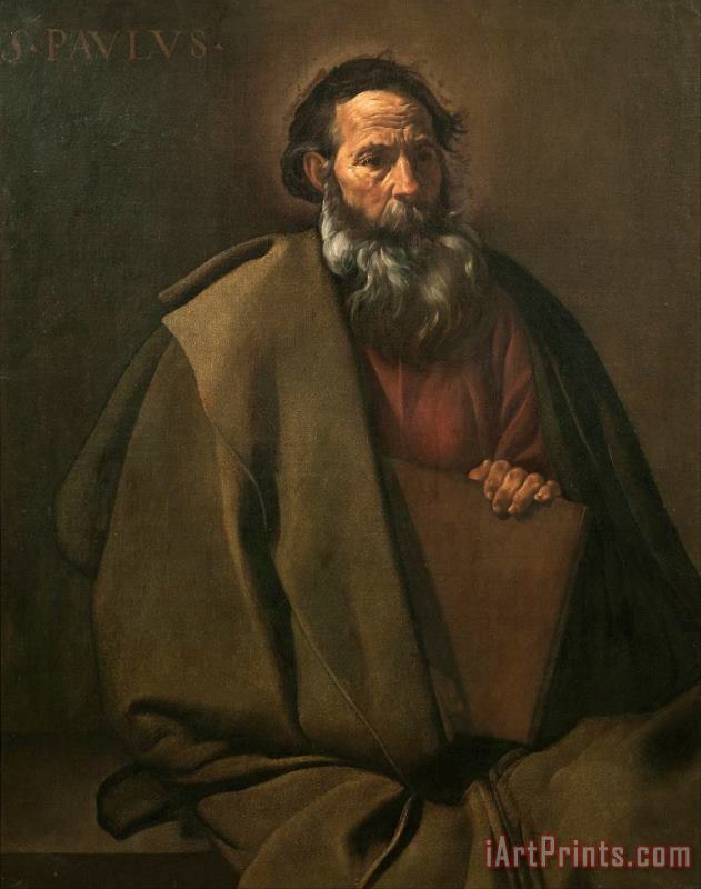 Diego Rodriguez de Silva y Velazquez Saint Paul Art Painting