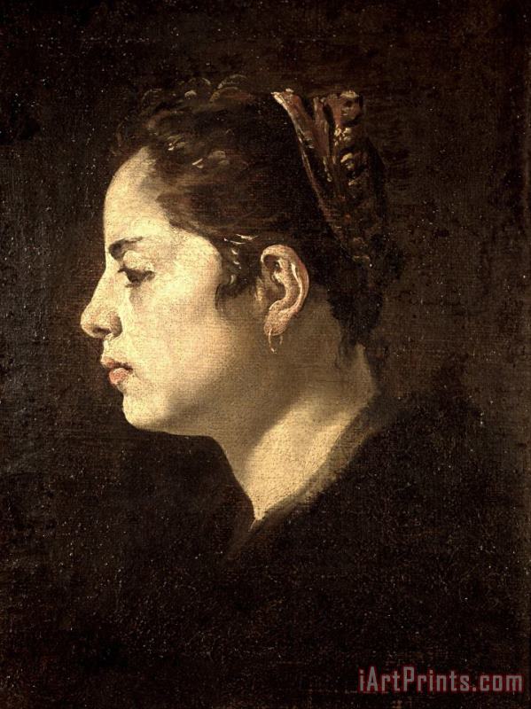 Diego Velazquez Head of a Girl Art Painting