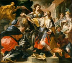 Domenico Antonio Vaccaro Solomon Worshiping the Pagan Gods