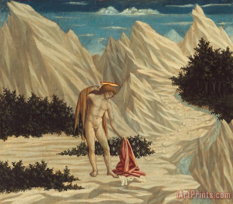 Domenico Veneziano St. John In The Desert Art Painting
