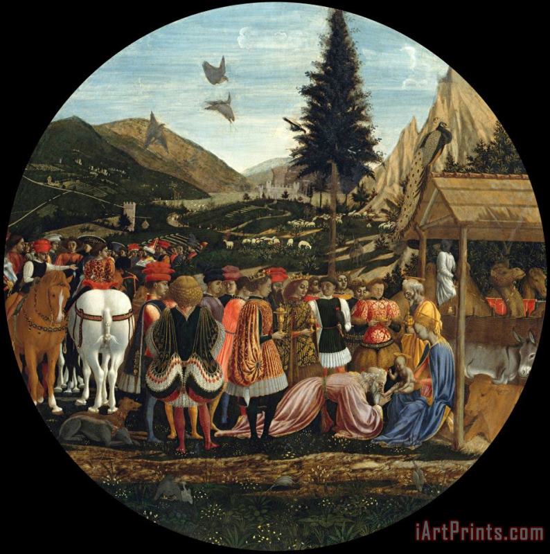 Domenico Veneziano The Adoration of The Magi Art Print