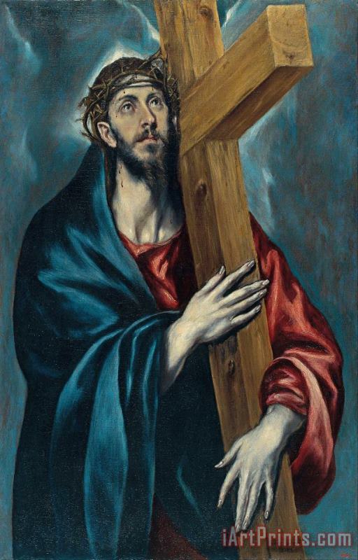 Christ Carrying The Cross painting - Domenikos Theotokopoulos, El Greco Christ Carrying The Cross Art Print