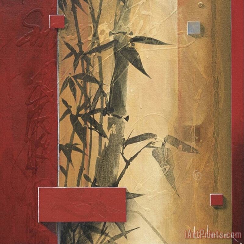 Bamboo Garden painting - don li leger Bamboo Garden Art Print