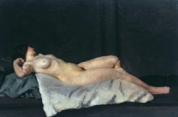 Dora Carrington Female Figure Lying on Her Back