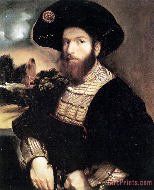 Dosso Dossi Portrait of a Man Art Painting