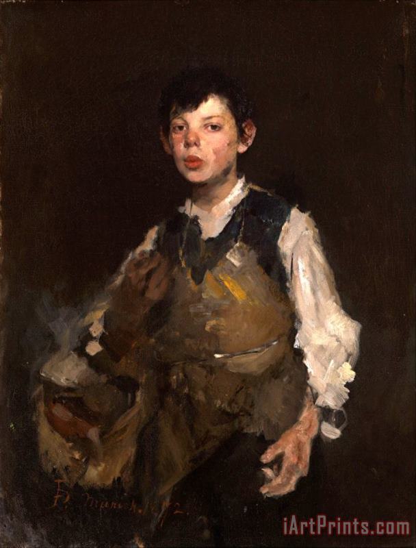 Whistling Boy painting - Duveneck, Frank Whistling Boy Art Print