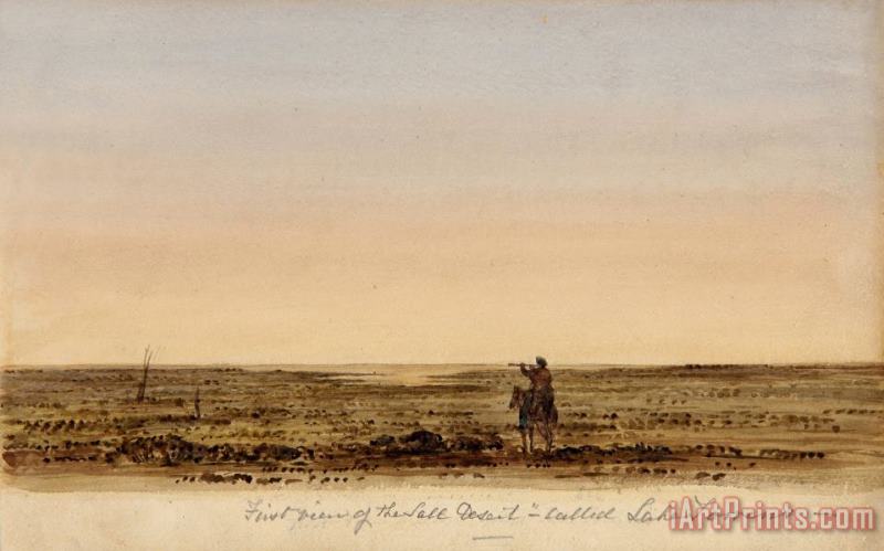 E. C. Frome First View of The Salt Desert Art Print