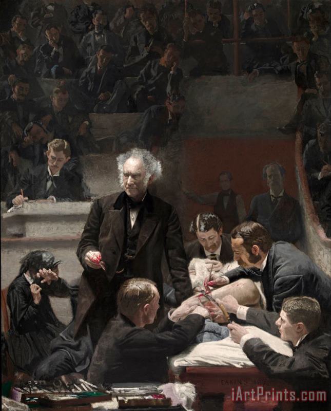 Eadweard J. Muybridge Portrait of Dr. Samuel D. Gross (the Gross Clinic) Art Painting