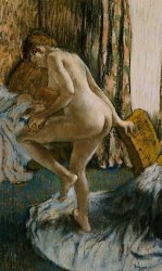 Edgar Degas After the Bath painting