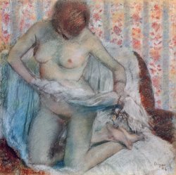Edgar Degas After the Bath painting