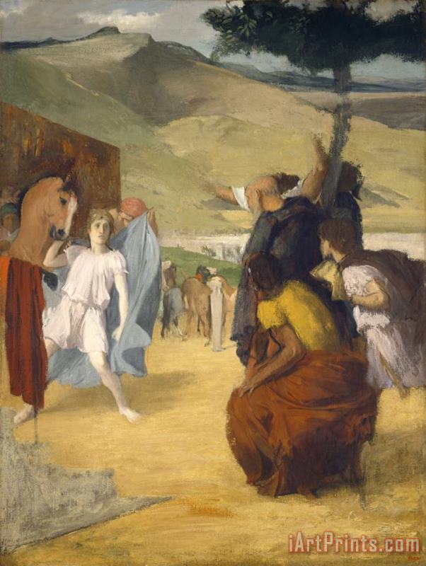Edgar Degas Alexander And Bucephalus Art Painting