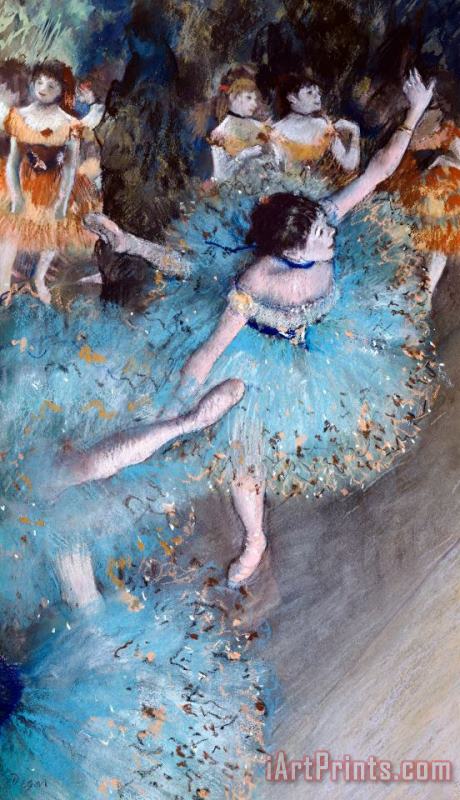 Edgar Degas Ballerina On Pointe Art Painting