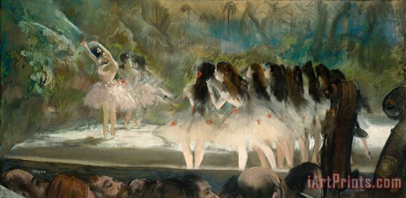 Ballet at The Paris Opera 2 painting - Edgar Degas Ballet at The Paris Opera 2 Art Print
