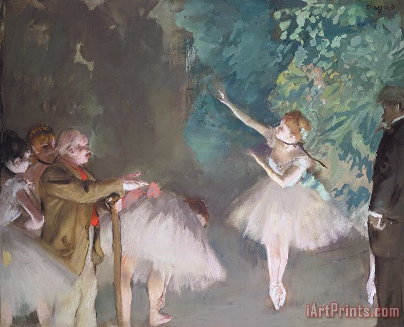 Edgar Degas Ballet Rehearsal Art Painting