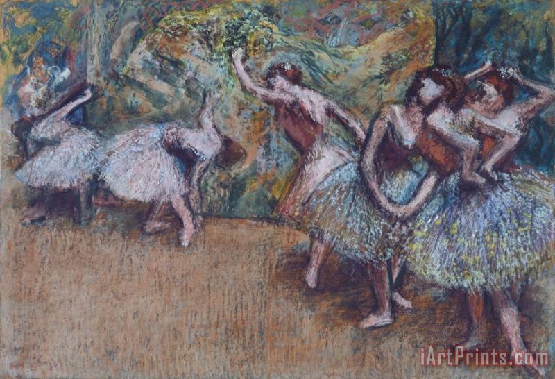 Edgar Degas Ballet Scene Art Print