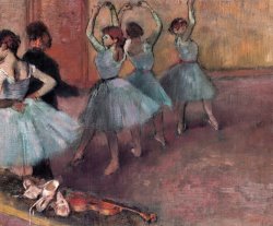 Edgar Degas Blue Dancers