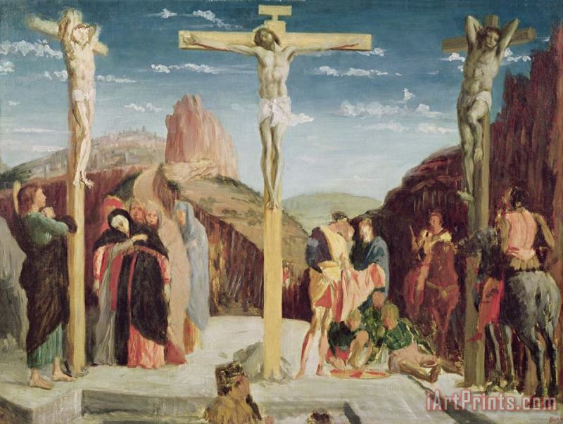 Calvary, After a Painting by Andrea Mantegna (1431 1506) (oil on Canvas) painting - Edgar Degas Calvary, After a Painting by Andrea Mantegna (1431 1506) (oil on Canvas) Art Print