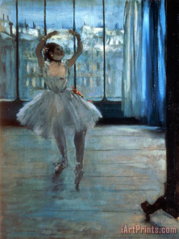Edgar Degas Dancer in Front of a Window Art Print
