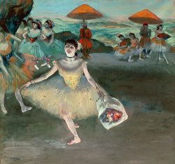 Edgar Degas Dancer with Bouquet