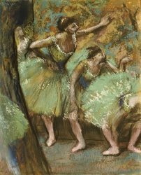 Edgar Degas Dancers painting