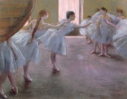 Edgar Degas Dancers at Rehearsal painting