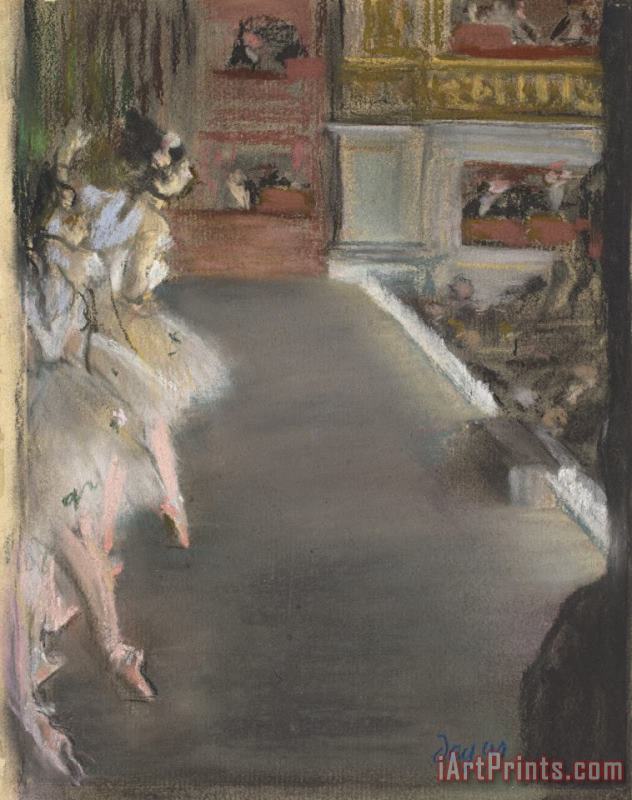 Dancers at The Old Opera House painting - Edgar Degas Dancers at The Old Opera House Art Print