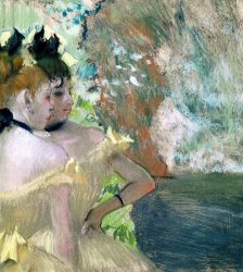 Edgar Degas Dancers in the Wings painting