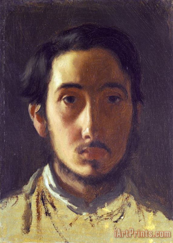 Degas Self Portrait painting - Edgar Degas Degas Self Portrait Art Print