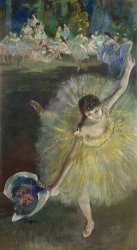 Edgar Degas End of an Arabesque painting