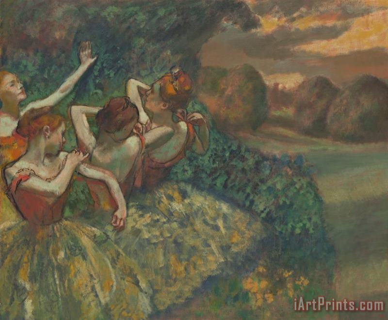 Edgar Degas Four Dancers Art Painting