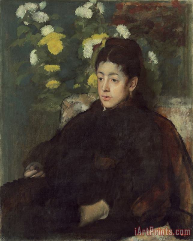 Edgar Degas Mademoiselle Malo Art Painting