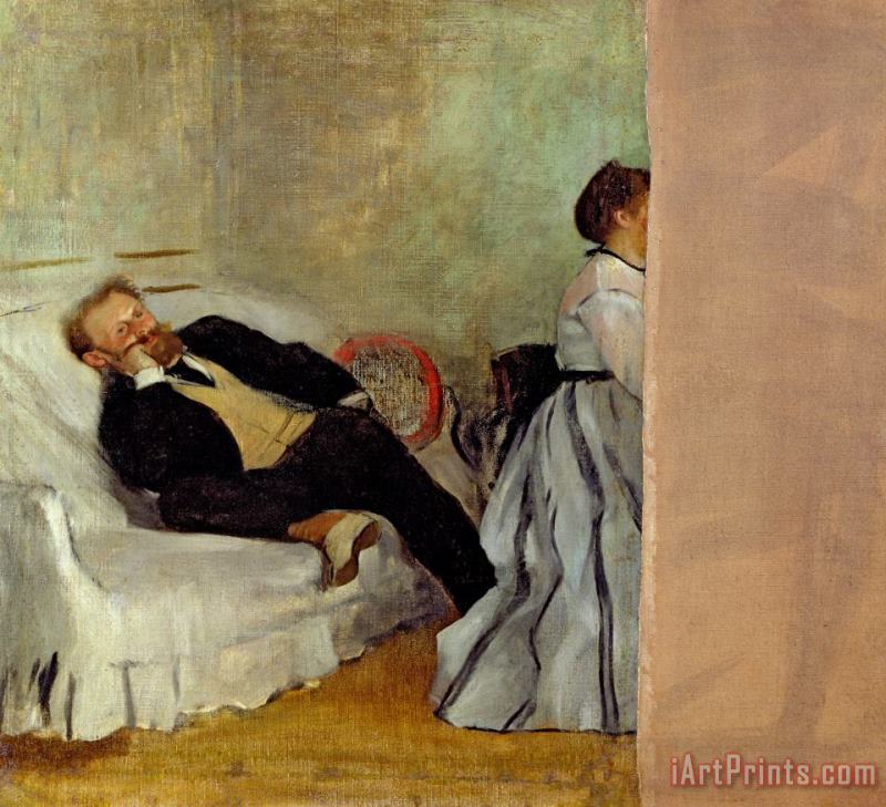Edgar Degas Monsieur and Madame Edouard Manet Art Print