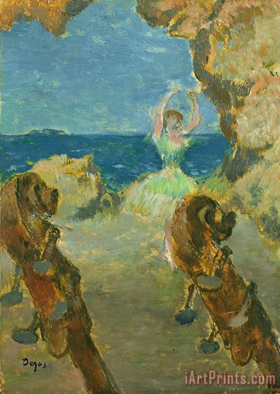 The Ballet Dancer painting - Edgar Degas The Ballet Dancer Art Print