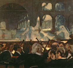 Ballet Art for sale - The ballet scene from Meyerbeer's opera Robert le Diable by Edgar Degas