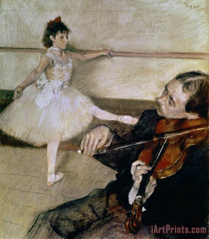 Edgar Degas The Dance Lesson Art Painting