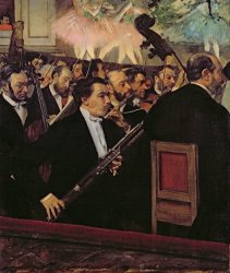 Edgar Degas The Opera Orchestra painting