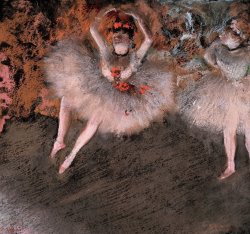 Edgar Degas The Pas Battu painting