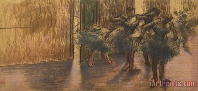 The Rehearsal Room painting - Edgar Degas The Rehearsal Room Art Print