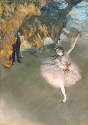 Edgar Degas The Star Or Dancer On The Stage painting