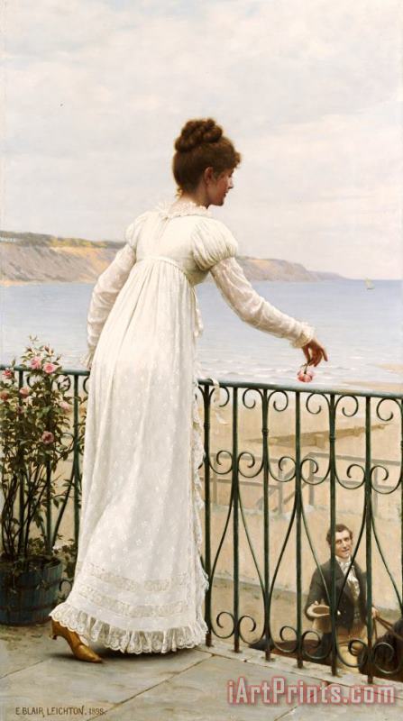 Edmund Blair Leighton A Favour Art Painting