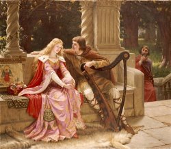 romantic Art for sale - The End of the Song by Edmund Blair Leighton romantic Art for sale - The End of the Song by Edmund Blair Leighton