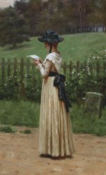Edmund Blair Leighton The Love Letter painting