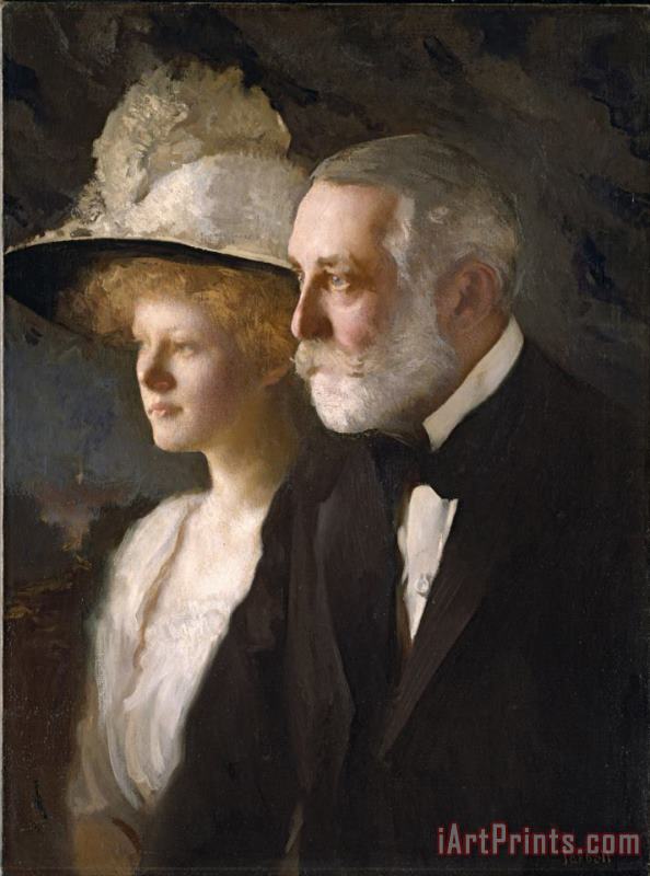 Edmund Charles Tarbell Henry Clay And Helen Frick Art Painting