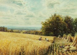 Edmund George Warren The Harvesters painting