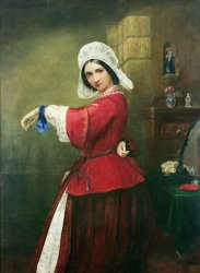 Edmund Harris Harden Lady in French Costume painting